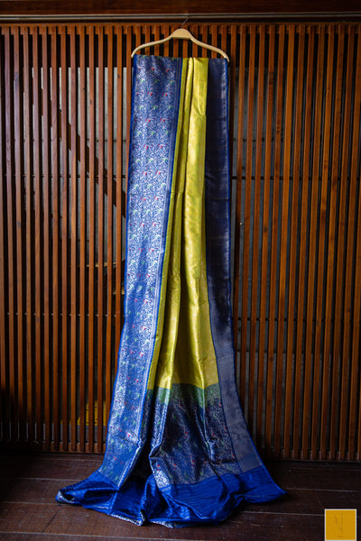This is a beautiful Banarasi khimkhab katan silk handwoven saree. Traditional yet contemporary in it's look. Indian wedding, festivals, handwoven saree for classical music singers, dancers, architects, saree connoisseurs, saree collectors, brides, bridesmaids.