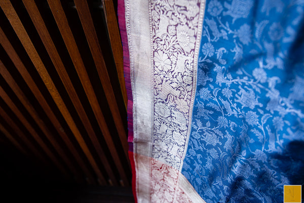 This is a beautiful Banarasi katan silk handwoven saree with intricate shikargah weave. Soft and easy to drape. New trend of Silk Saree designs, Silk Saree for artists, art lovers, architects, saree lovers, Saree connoisseurs, musicians, dancers, doctors, Silk Saree, indian saree images, latest sarees with price, only saree images, new Silk saree design.