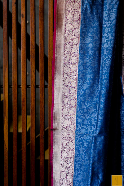 This is a beautiful Banarasi katan silk handwoven saree with intricate shikargah weave. Soft and easy to drape. New trend of Silk Saree designs, Silk Saree for artists, art lovers, architects, saree lovers, Saree connoisseurs, musicians, dancers, doctors, Silk Saree, indian saree images, latest sarees with price, only saree images, new Silk saree design.
