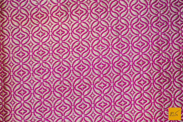 This is a gorgeous Banarasi silk Saree with pink body and has orange tanchoi work and the border has woven moghul motifs in kadhwa style. The blouse has intricately woven zari brocade work. New trend of Banarasi Saree designs, Banarasi Saree for artists, art lovers, architects, saree lovers, Saree connoisseurs, musicians, dancers, doctors, Banarasi silk saree, indian saree images, latest sarees with price, only saree images, new Banarasi saree design.