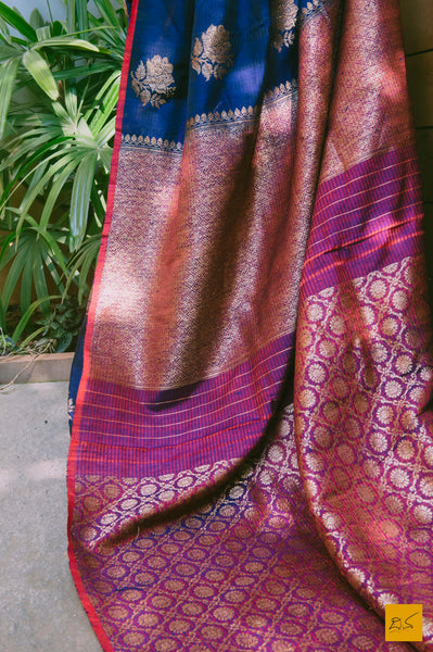 A lovely Banarasi Dupion silk saree with kadhwa buttas. New trend of dupion silk Saree designs, Saree for artists, art lovers, architects, saree lovers, Saree connoisseurs, musicians, dancers, doctors, dupion silk saree, indian saree images, latest sarees with price, only saree images, new dupion silk saree design.