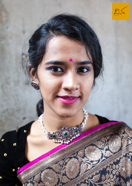 A beautiful banarasi katan silk handwoven brocade saree with meenakari in Rupa zari. The body of the saree has full brocade work in antique zari. The blouse is in pink colour. New trend of Banarasi Saree designs, Banarasi Saree for artists, art lovers, architects, saree lovers, Saree connoisseurs, musicians, dancers, doctors, Banarasi katan silk saree, indian saree images, latest sarees with price, only saree images, new Banarasi saree design.