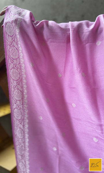 This is a gorgeous baby pink banarasi munga silk handwoven dupatta with kadhwa buttas woven in rupa zari. New trend of Silk Dupatta designs, Silk Dupatta for artists, art lovers, architects, dupatta lovers, Dupatta connoisseurs, musicians, dancers, doctors, Silk dupatta, indian dupatta images, latest dupattas with price, only dupatta images, new Silk dupatta design.