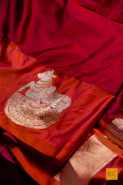 Suprabha Banarasi Katan Silk Handwoven Saree