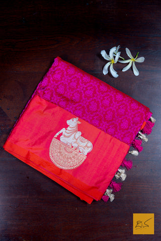 Suprabha Banarasi Katan Silk Handwoven Saree