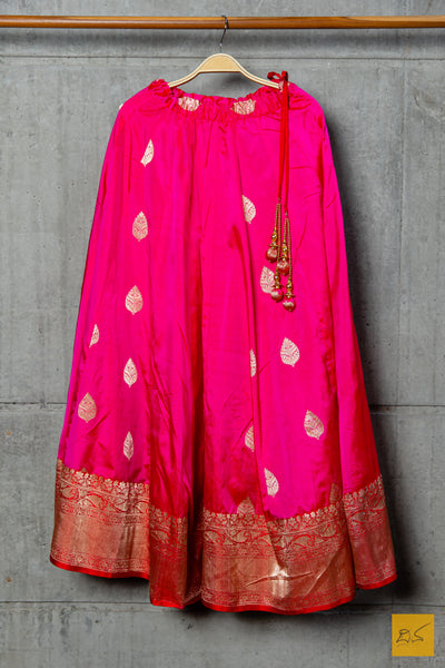 Pure banarasi katan silk lehenga choli. suits formal occasions like wedding, house warming, sangeeth, mehendi and more
