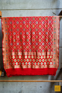 Pushkaraa Banarasi Georgette Bandhej Dupatta