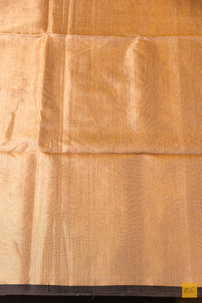 Charvi- Cream Tissue Maheshwari Silk Cotton Handwoven Saree