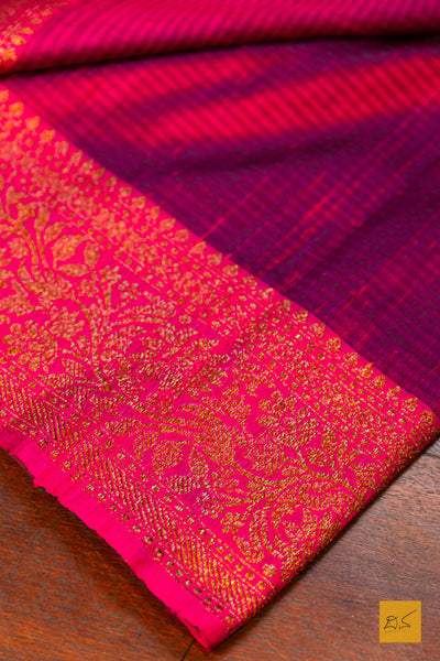 Rageshri-Green Banarasi Dupion Silk Handwoven Saree