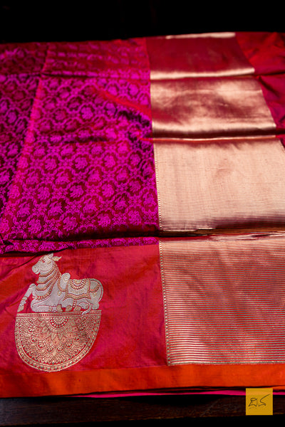 Suprabha Banarasi Katan Silk Handwoven Saree