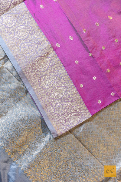 Kalyani- Pink Banarasi Katan Silk Handwoven Saree