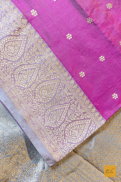 Kalyani- Pink Banarasi Katan Silk Handwoven Saree