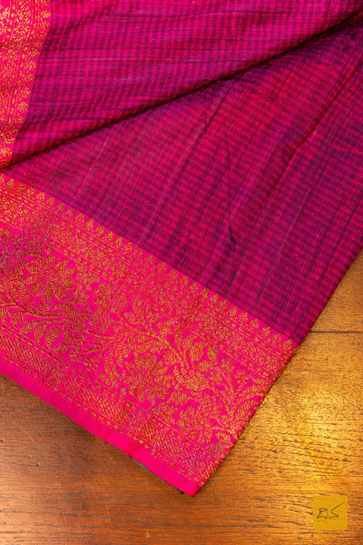 Jamini-Green Banarasi Dupion Silk Handwoven Saree
