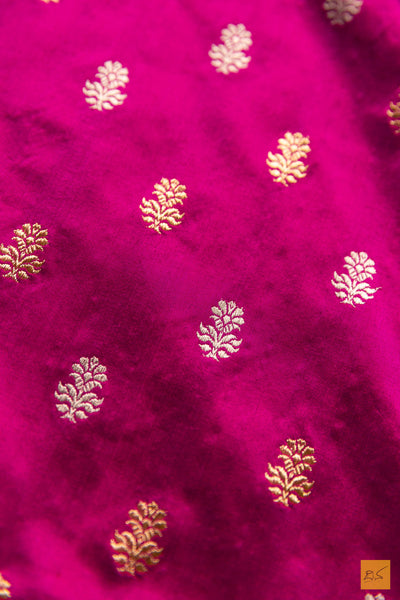 Swara- Purple Banarasi Katan Silk Handwoven Saree