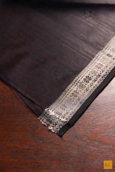 Latha- Pink Maheshwari Silk Cotton Handwoven Saree