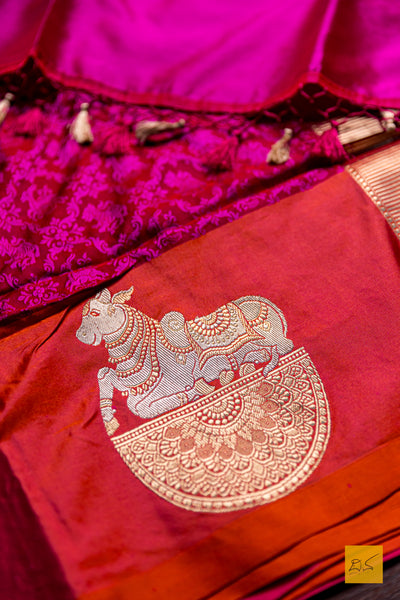 Suprabha Banarasi Katan Silk Handwoven Saree