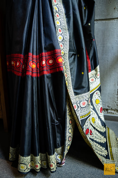 Rajini Baluchari Silk Handwoven Saree