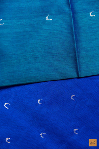 Parna- Peacock Green Maheshwari Silk Cotton Handwoven Saree