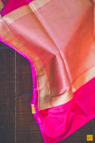 Rani Banarasi Katan silk handwoven saree