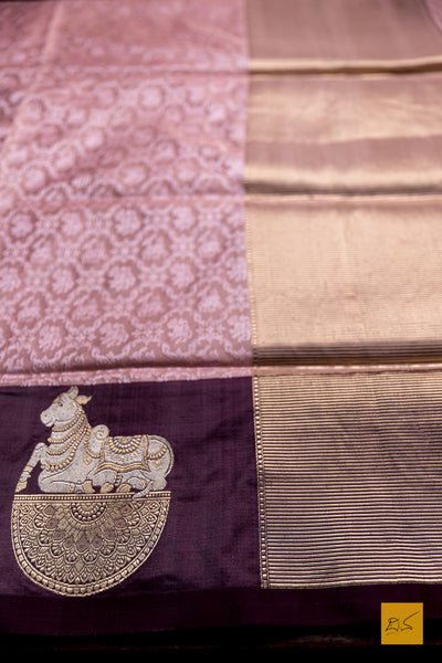 Sudheshna Banarasi Katan Silk Handwoven Saree