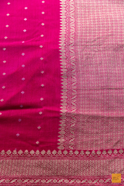 Shashikala- Pink Banarasi Munga Silk Handwoven Saree