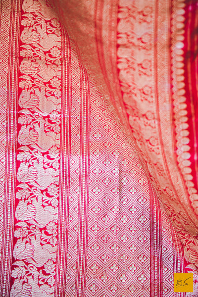 This is a gorgeous banarasi handwoven saree with sona rupa kadhwa hathi buttas. New trend of Banarasi Saree designs,  Banarasi Saree for artists, art lovers, architects, saree lovers, Saree connoisseurs, musicians, dancers, doctors, Banarasi saree, indian saree images, latest sarees with price, only saree images, new Banarasi saree design.